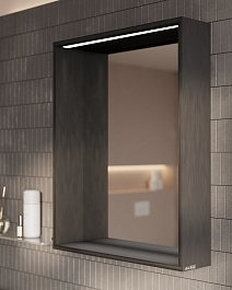 Allen Brau Зеркало Reality 90 1.32019.BB черный браш – фотография-3